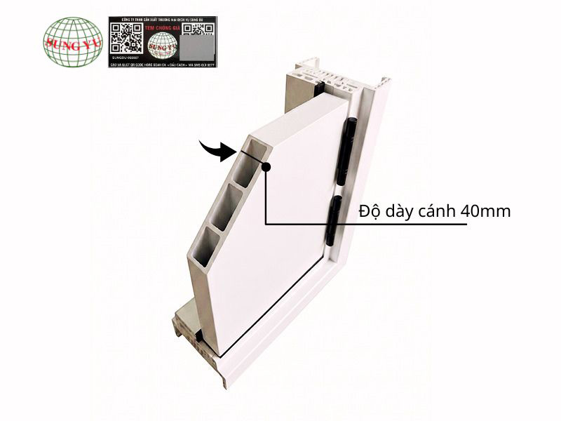 Độ dày cánh vượt trội và kết cấu đầm chắc