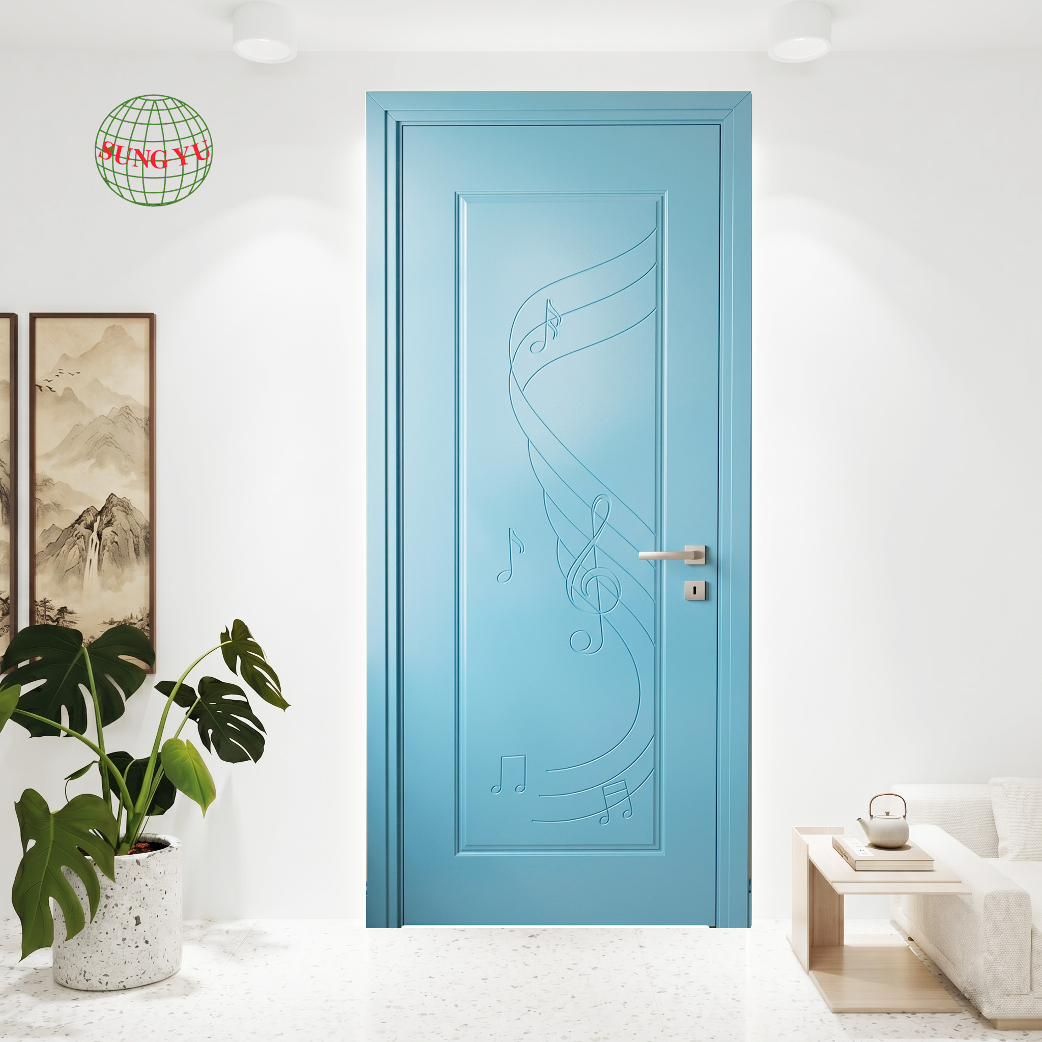 Cửa Nhựa Composite Sơn Pu SYA-01