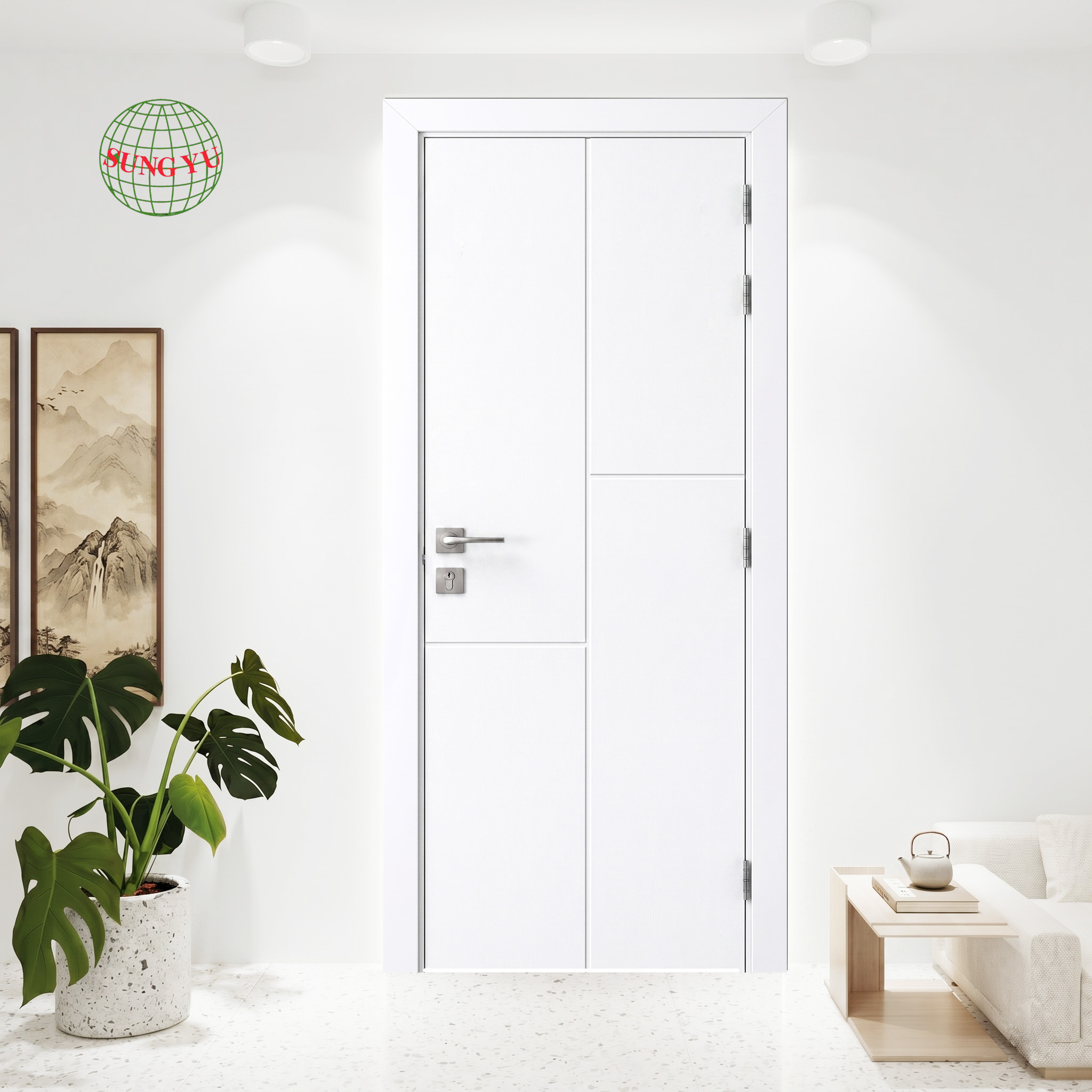 Cửa Nhựa Composite Sơn Pu SYA-05