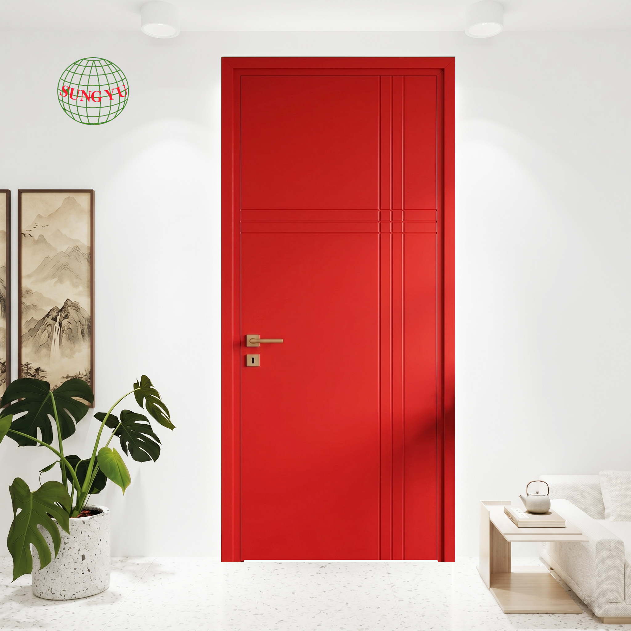 Cửa Nhựa Composite Sơn Pu SYA-06