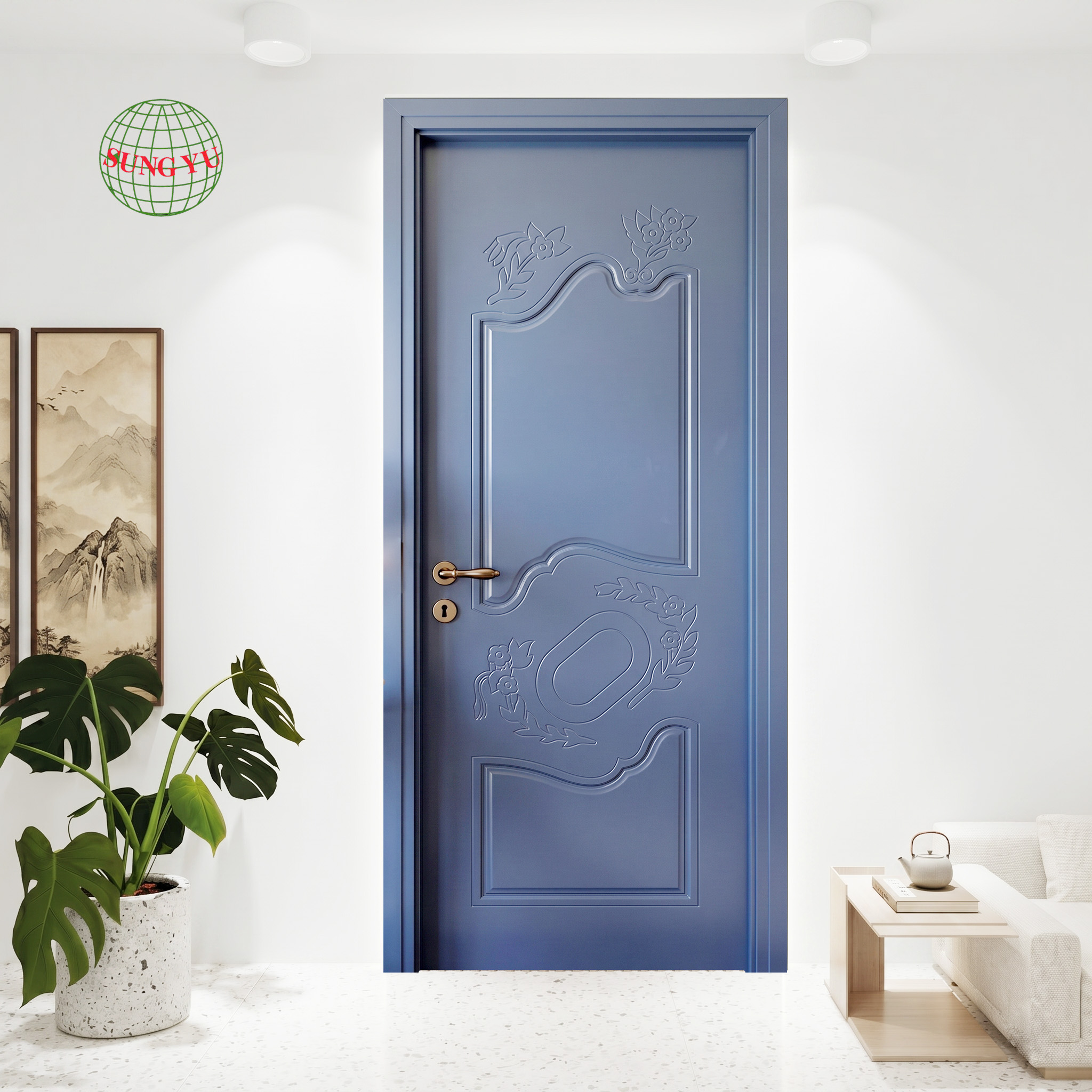 Cửa Nhựa Composite Sơn Pu SYA-07